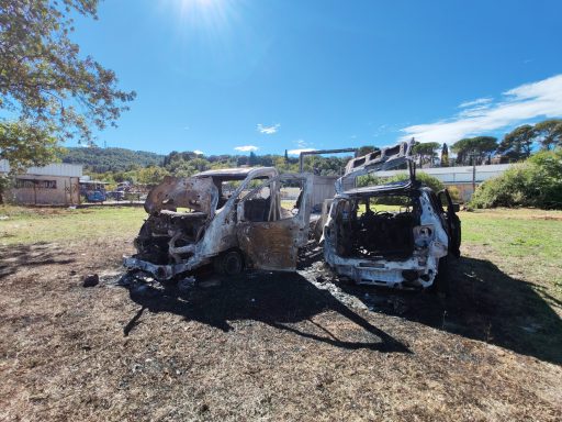 feu de fourgons de location